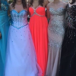 Hot Pink Coral Prom Dress!💖